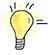 lighbulb symbil as point highlight